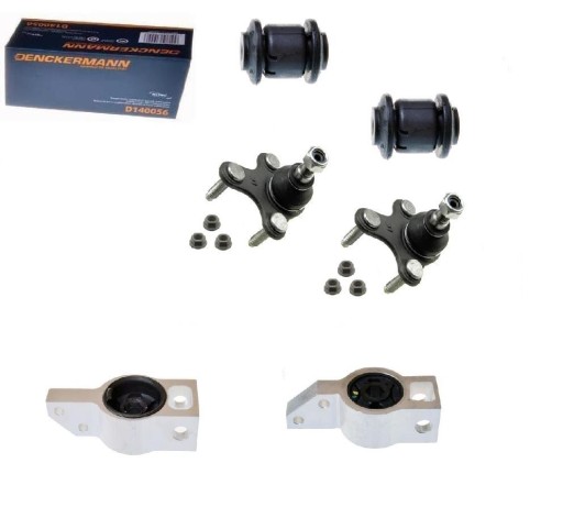 CR0180 - Втулка пальца поворотного рычага passat b7 передняя, ​​6 шт.