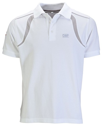 OMP Italy Racing Spirit Polo рубашка белая XL