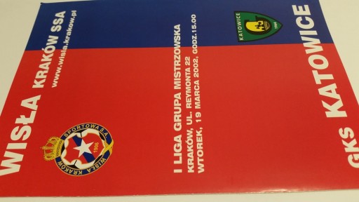 program WISŁA Kraków - GKS KATOWICE 2002