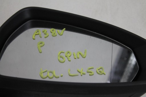 mirror right 6PIN LX5Q AUDI A3 8V 13-16 UK