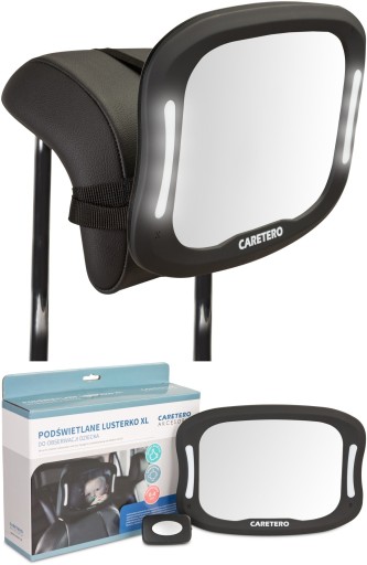 Дитяче дзеркало Caretero 20 см х 29 см чорне