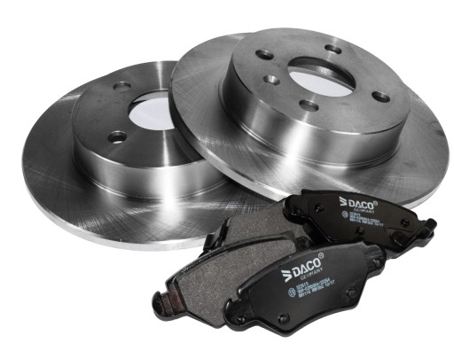 Диски X2 колодки задние для OPEL ASTRA G II 4ВИНТОВЫЕ