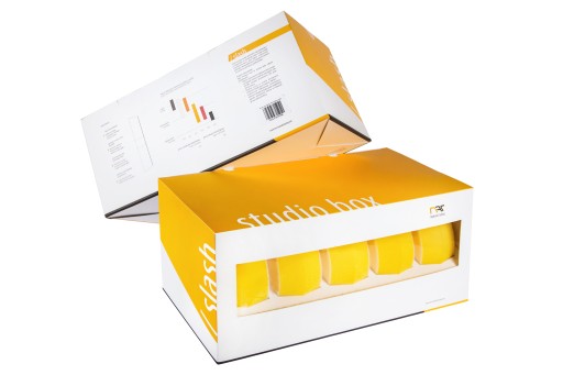 NAT Studio Box 135 мм SLASH DA жовтий середній 10шт.