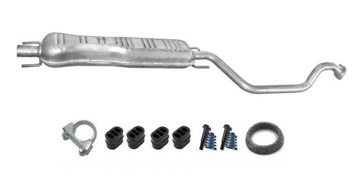 17.536 - OPEL ZAFIRA A 1.6 1.8 2.2 (99-05) СРЕДНИЙ ГЛУШИТЕЛЬ