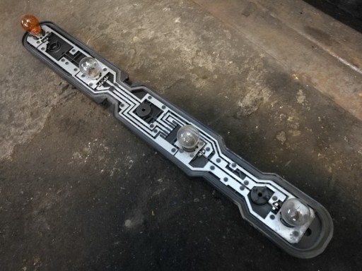 Вставка лампы заднего фонаря master movano nv400 10+