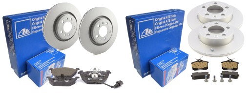 Диски колодки ATE передня задня AUDI A3 8L 280mm