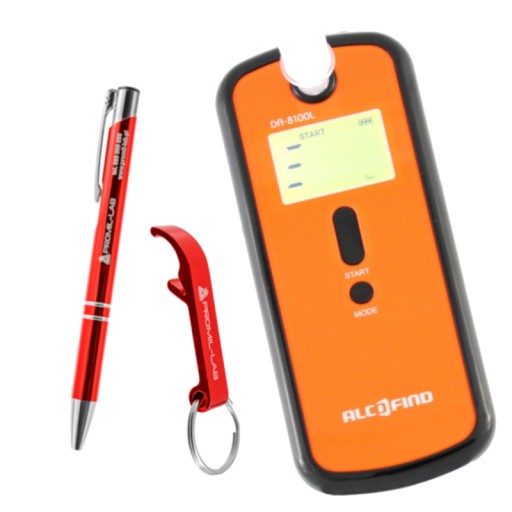 Персональный алкотестер DA - 8100l марки AlcoFind + подарок