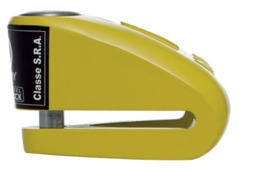 БЛОКУВАННЯ ДИСКА DK10 10 ММ ЖОВТИЙ AUVRAY