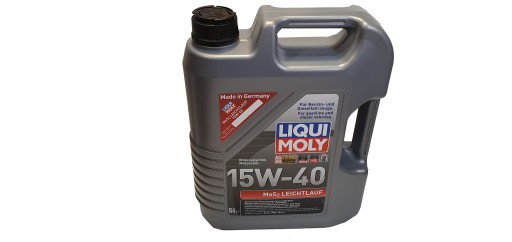 LIQUI MOLY MOS2 LEICHTLAUF SUPER MOTOROIL 15W40 5л