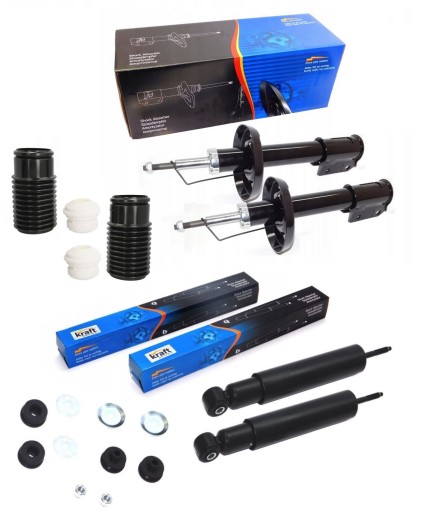 4001500 - Амортизатори передні + задні бампери накладки opel corsa b 1993-2000 рр