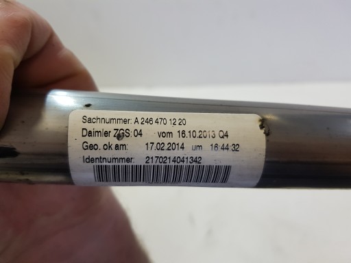 MERCEDES GLA W156 PIPE FUEL TANK DOOR WIRING