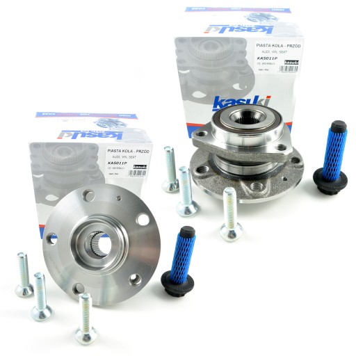 KAS011P - 2x подшипник ступицы колеса передний audi a3 vw golf 5 6