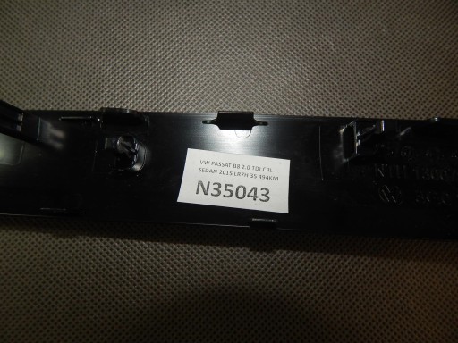 VW PASSAT decorative trim door right rear part 3G0867450