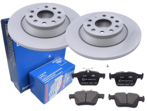 Диски колодки ATE задний VW PASSAT B8 300mm