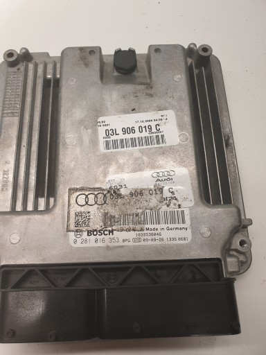 computer control unit of the engine AUDI 2.0 TDI 03L906019C