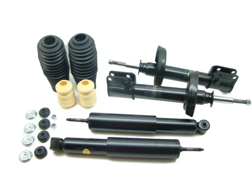 GT023602x2+033603+3610 - Амортизаторы x4 передние+задние+бамперы+чехлы opel corsa a b tigra