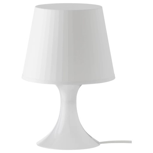 Ikea Lampan Bialy Lampa Stolowa 29 Cm Lampka Nocna 8781789499 Allegro Pl