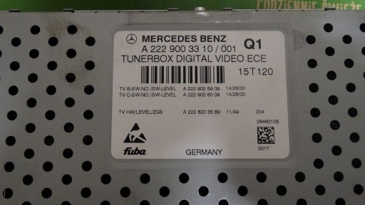 IDEALNY TUNER BOX MERCEDES W222 W205 W217 W253 1 9