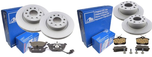 ДИСКИ КОЛОДКИ ATE СПЕРЕДУ І ЗЗАДУ SEAT LEON II ALTEA