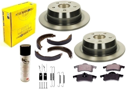 Диски Гальмівні колодки JEEP GRAND CHEROKEE WJ ззаду