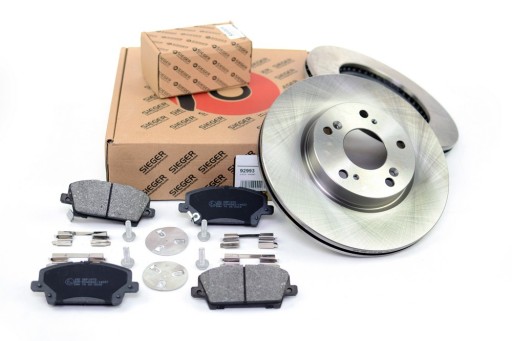 Диски 282mm колодки передні Honda CIVIC VIII HTB UFO