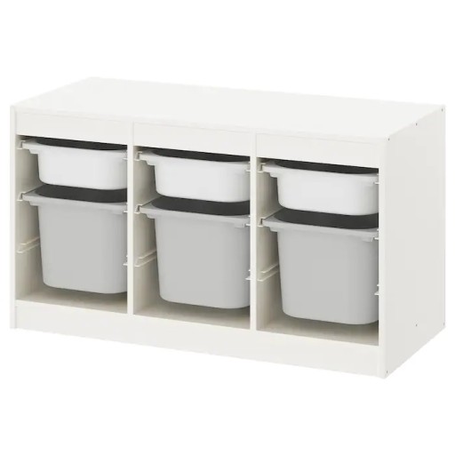 wise Fascinating Springboard IKEA TROFAST regał BIAŁY + 6 pojemników na zabawki 8992182859 - Allegro.pl