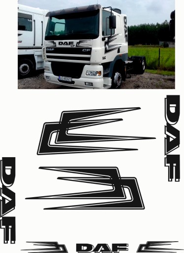 Daf CF, XF TIR наклейки наклейка