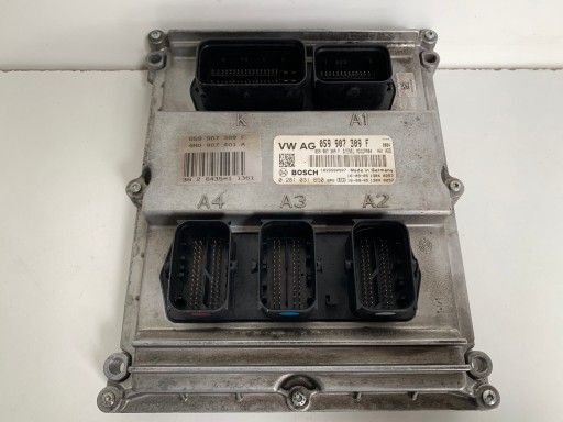 059907309F 4M0807401A - Разборка модуля эбу гибридного контроллера audi q7 ii 4 м