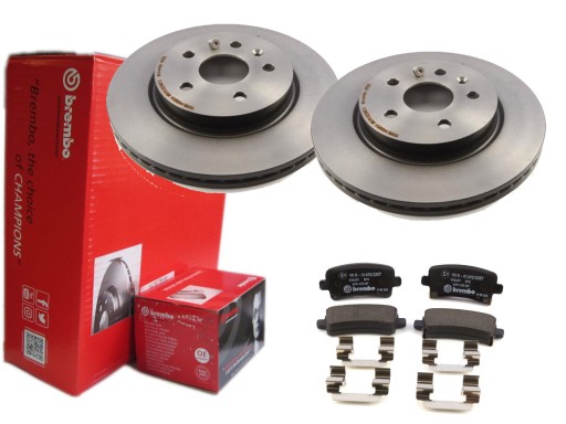 ДИСКИ + КОЛОДКИ BREMBO ЗАДНІ OPEL INSIGNIA 315MM
