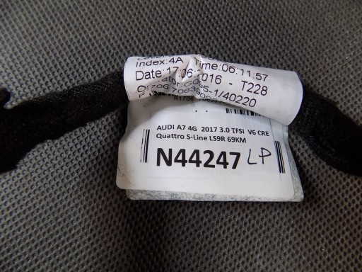 AUDI A7 4G wiring door left front 4G8971035AS