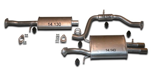 MITSUBISHI CARISMA 1.8 GDI ГЛУШНИК ПЕРЕКЛАДАЧІ КОМПЛЕКТ