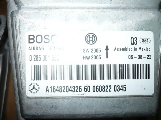 Датчик подушки безопасности MERCEDES W164 ML 1648204326