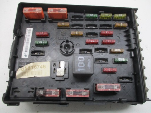 Блок предохранителей vw audi 3c0937125