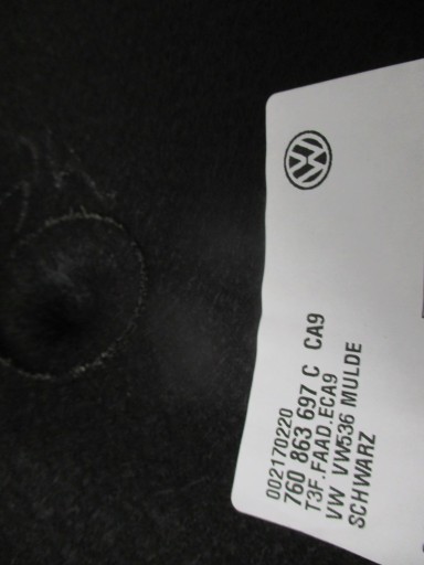 mats boot VW TOUAREG 3 III 760 17R