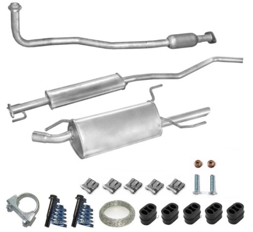 OPEL VECTRA B 1.6 8V ТРУБА ГЛУШИТЕЛЬ СРЕДНИЙ КОНЕЦ