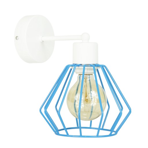 Настінний світильник Moderno E27, сині відтінки