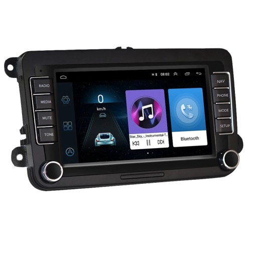 РАДІО 2 DIN ANDROID VW GOLF PASSAT SKODA SEAT
