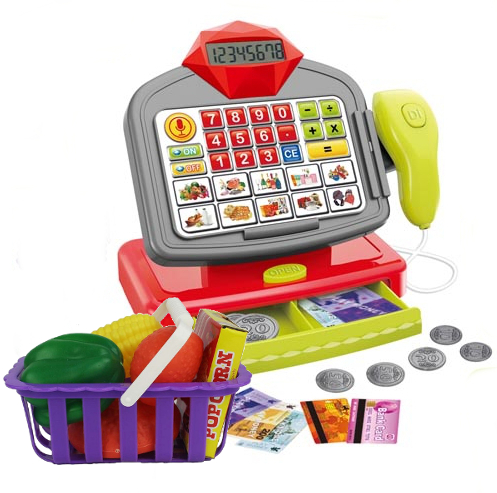 Касовий апарат ДЛЯ дітей великий магазинний калькулятор