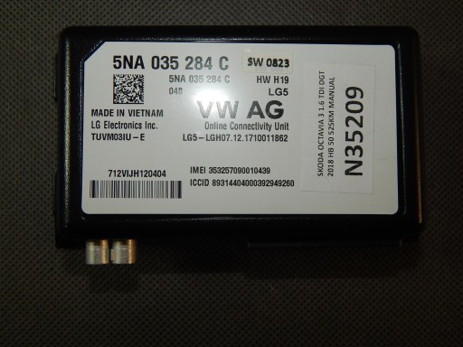 SKODA OCTAVIA ОНЛАЙН ДРАЙВЕР 5NA035284C