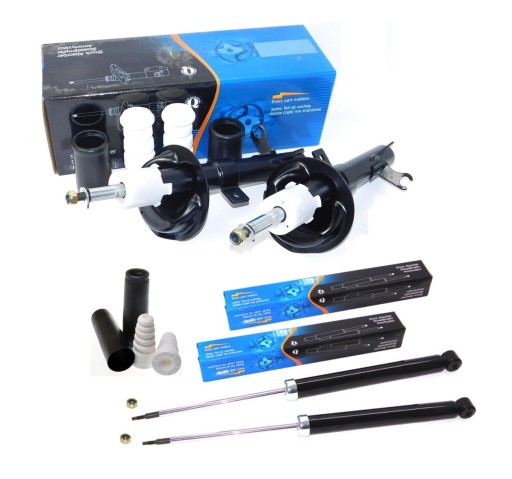 4012460 - Передние + задние амортизаторы, бамперы, чехлы для ford focus и седана хэтчбек