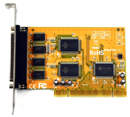 SUNIX 4056A PCI KARTA E227809 HX-S.94V-O 4xRS232