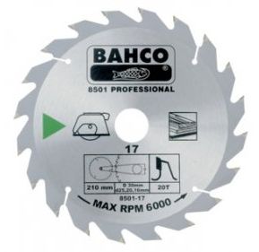 ЦИРКУЛЯРНАЯ ПИЛА ДЛЯ РЕЗКИ ДРЕВЕСИНЫ 8501-23 BAHCO