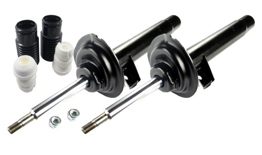 051521L, 051521L - Амортизатори х2 передні + бампери + чехли bmw 3 e46 1998-