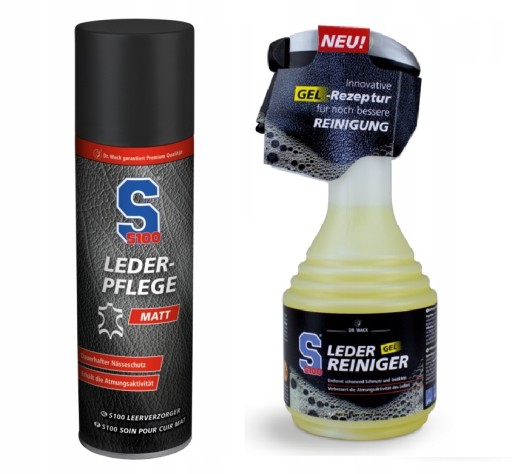 Комплект для шкіри S100 LEDER REINEIGER + RAU & MAT