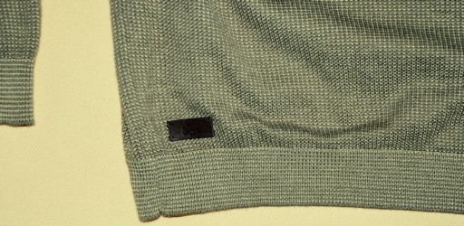 LACOSTE oliwkowy sweter wiosna lato rozmiar L 10157187890 Odzież Męska Swetry JV UDEGJV-1