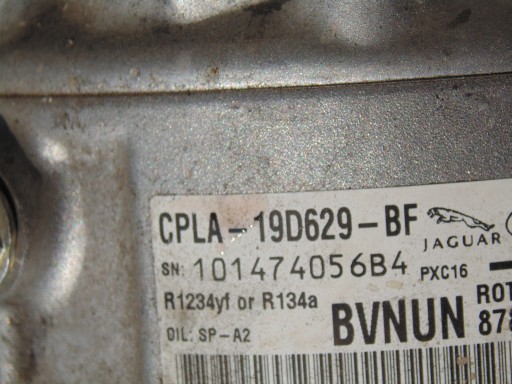 compressor pump KLIMY CPLA-19D629-BF JAGUAR F-PACE
