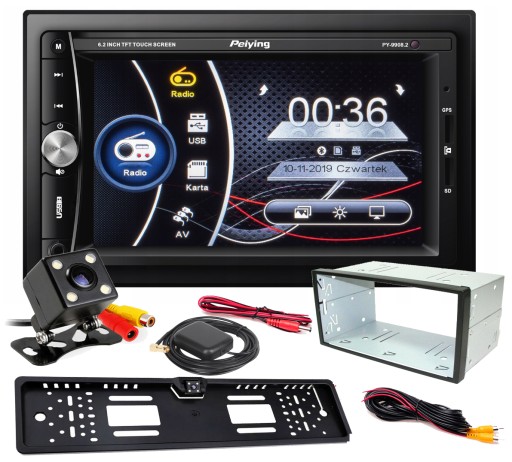 НАВІГАЦІЯ РАДІО PEIYING 2DIN FIAT BRAVO 2007-2014