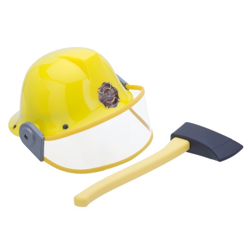 Пожежний шолом з козирком плюс пожежна сокира