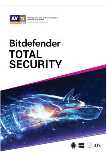 Bitdefender Total Security 2021 /10 PC / 2 lata