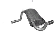 02.18 - Глушник Dacia Duster1, 6 4x4 + затиск